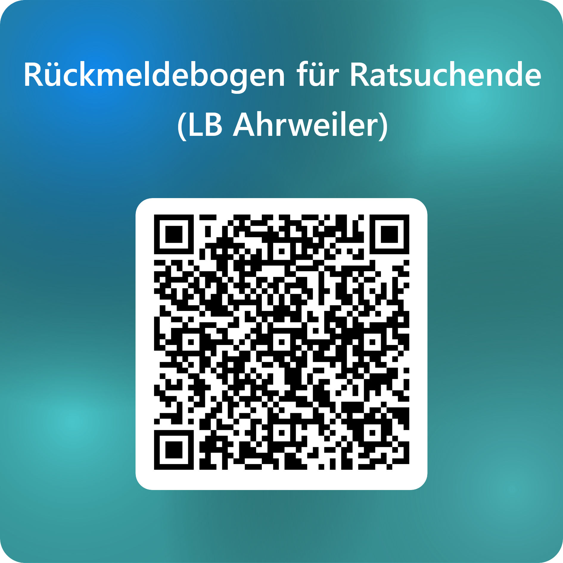 QRCode für Rückmeldebogen für Ratsuchende (LB Ahrweiler)